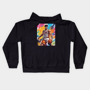 baskeball league Kids Hoodie